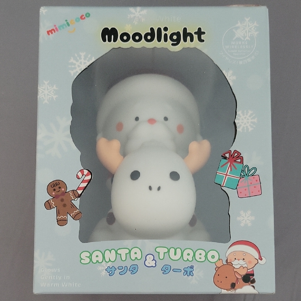 Moodlight Santa & Turbo  - Warm White. New